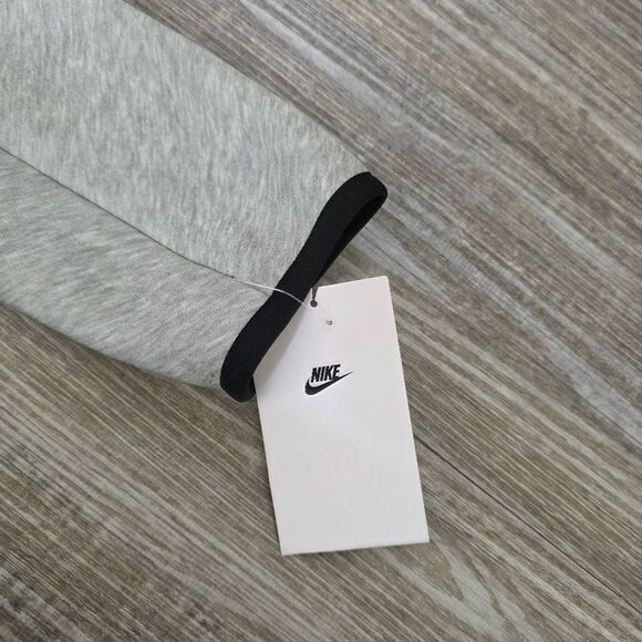 Nike Tech Fleece Windrunner Jacket Heather Grey Black Men's Medium M Hoodie New - Picture 12 of 16